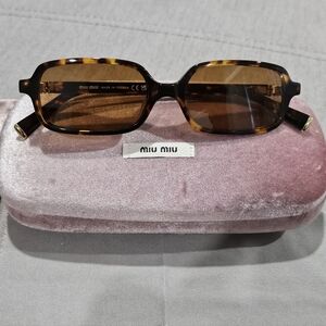 MIU MIU Regard Rectangular Sunglasses